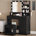Black-40D x 90W x 139H cm
