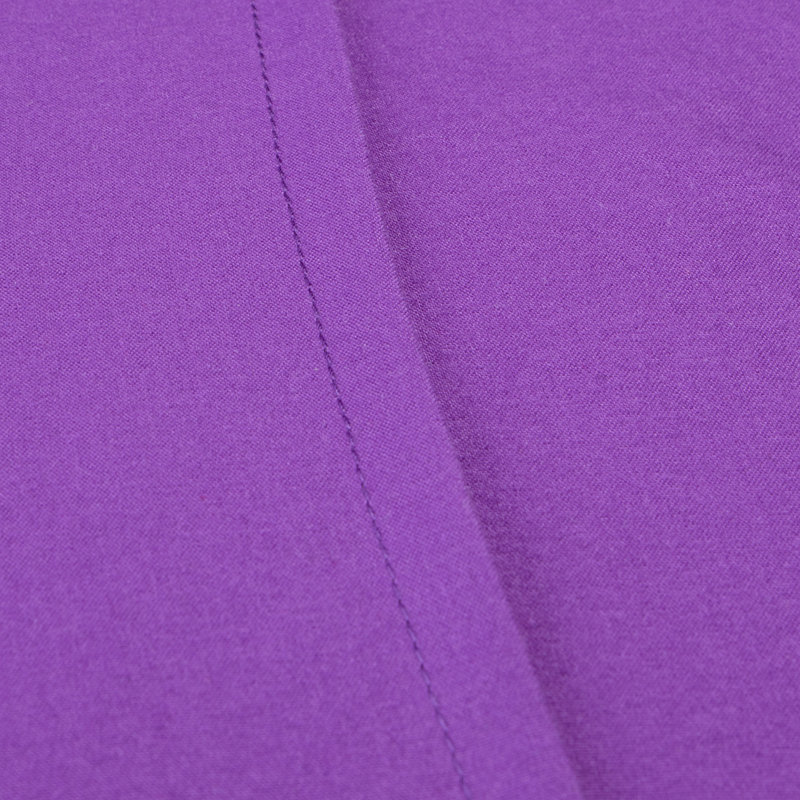 Drap plat seulement, drap de dessus en microfibre brossée 1800 - NTBAY, Très grand californien, Mauve