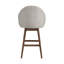 Tabouret de bar pivotant rembourré en bois massif avec siège en tissu Wasserman-1203718546-1180167946-1203718544
