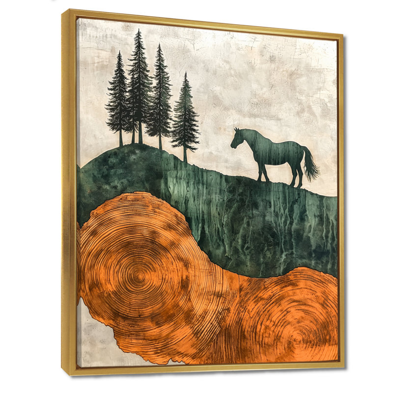 Mardiya équine élégance du cheval par la ferme I - cheval grand art mural, H 40 po x l 30 po, Impression encadrée flottante