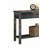 ACME Glancio Console Table, Antique Gray & Teal