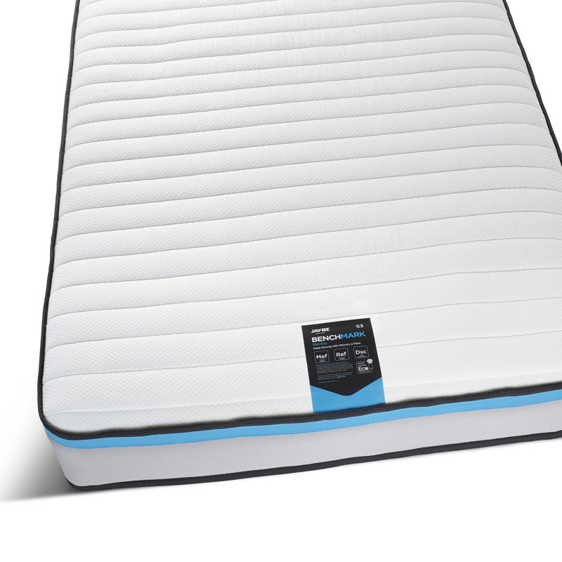 Jay-Be Benchmark S3 Memory Eco-Friendly Mattress, Single (3')