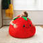 Ensemble de 2 fauteuils à billes en tissu moelleux pour enfants Big Joe Strawberry Plushipals