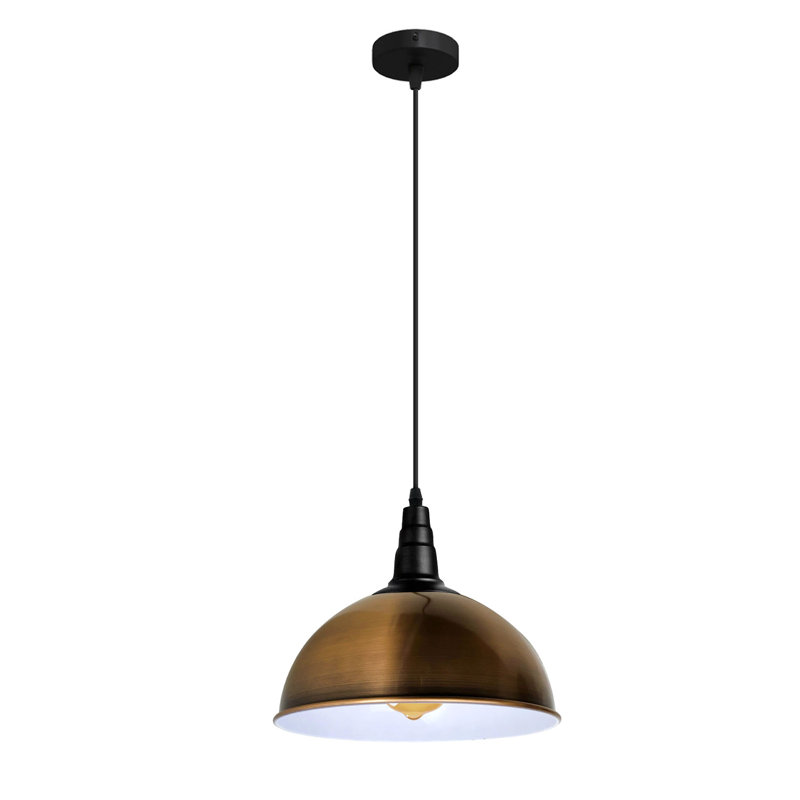 Aarika 1 - Light Dome Pendant, Yellow Brass