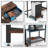 28.2'' H X 34.6'' W Printer Stand With Outlet