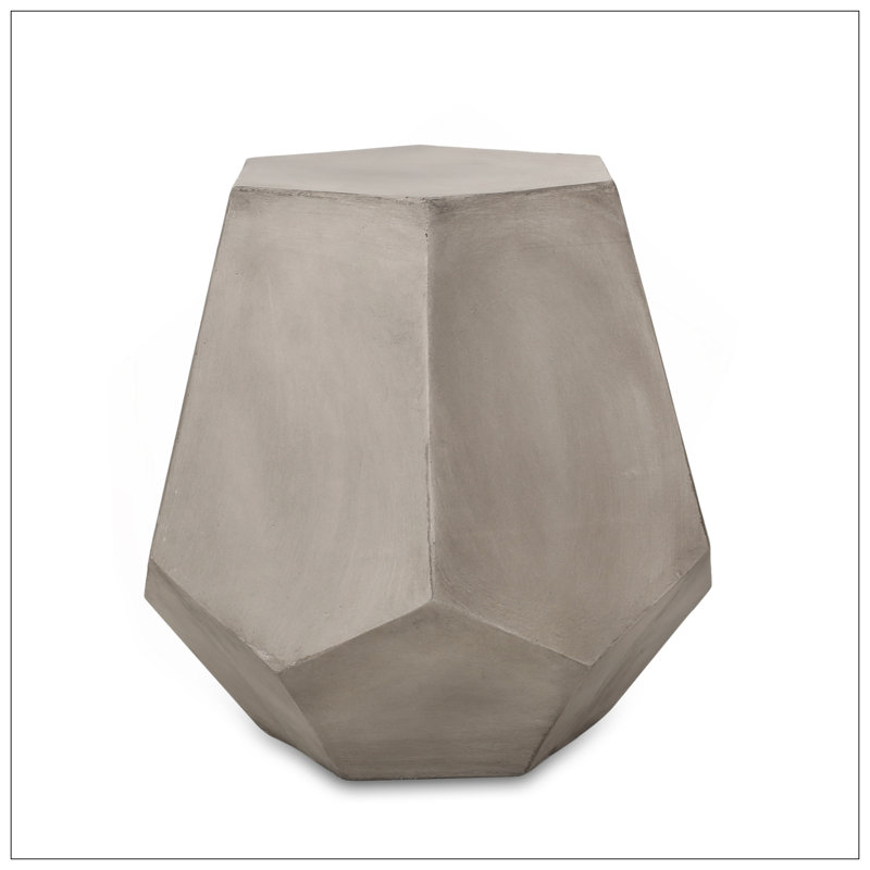 Outdoor CALGARY SIDE TABLE,Light Grey