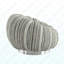 Fauteuil d'appoint pivotant noir