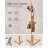 Solid Wood Coat Rack And Stand, Freestanding Hall Coat Tree With 10 Hooks, For Entryway, Hallway, Rubberwood-1701491065
