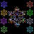 Dynamic RGB Snowflake Hexagonal LED 30 in