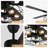 Katherin 42/52 Inch Industrial Black Caged Ceiling Fan with Lights and Remote, Farmhouse Reversible Wood Blades Fandelier Ceiling Fan-1534142330