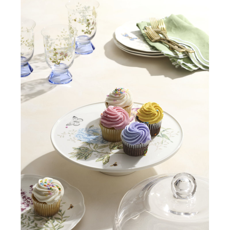 Butterfly Meadow 25th Anniversary Cake Plate
