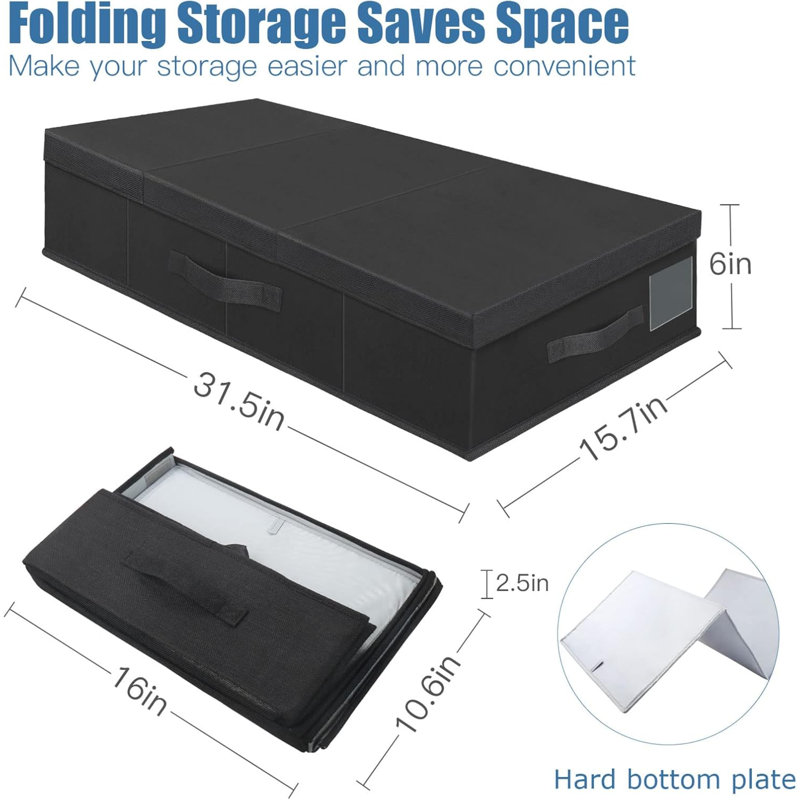 Rebrilliant Fabric Box, Black, 2