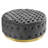 Ensconce Tufted Performance Velvet Round Ottoman-2025321122