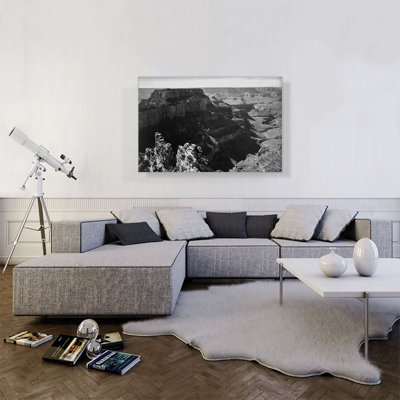 «Rock Formation Grand Canyon National Park Arizona» par Ansel Adams - reproduction de photo sur toile tendue