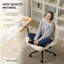 Office Chair Without Armrests, Wide Cross-legged Chair For Cross-legged Sitting, Ergonomic Height-adjustable Criss-cross Chair For Office, Study, Dressing Room, Bedroom-295415461