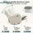 Reiby 36" Modern Upholstered Teddy Boucle Power Swivel Rocker Nursery Glider Recliner with Removable Seat,USB & Type-C Port-1920351188
