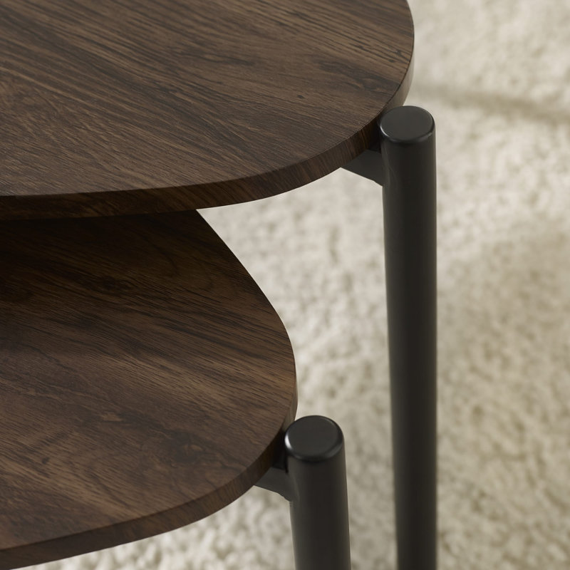Taniyha Three Leg Coffee Table, Walnut