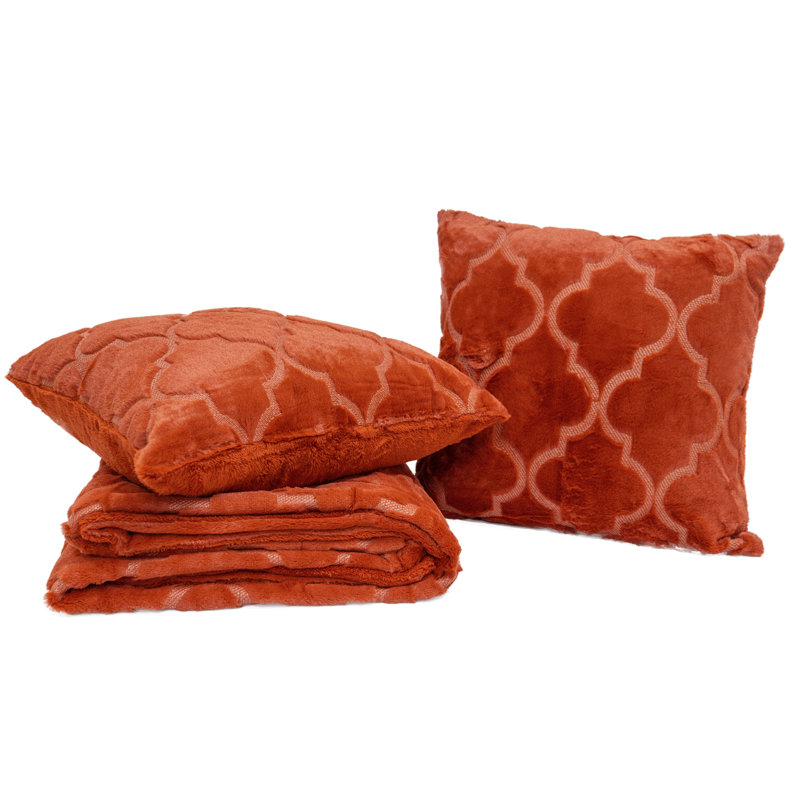 Throw Blanket, Burnt Orange