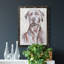 «Sitting Dog I», peinture sur toile encadrée-261148096-261148159