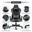 Blue Elephant Reclining and Adjustable Height PC & Racing Game Chair-725646992