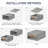 Foldable Storage Bins With Drawers - Pull-Out Stackable Closet Organizers With Clear Window, Fabric Clothes Storage Drawers For Bedroom And Closet Organization-1993591244