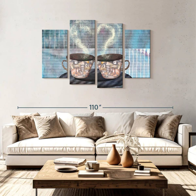 Yarlin Coffee For Two, 48" H x 75" W