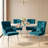 Dorsi Velvet Upholstered Button Tufted Modern Dining Chair-1474221122-1434141117