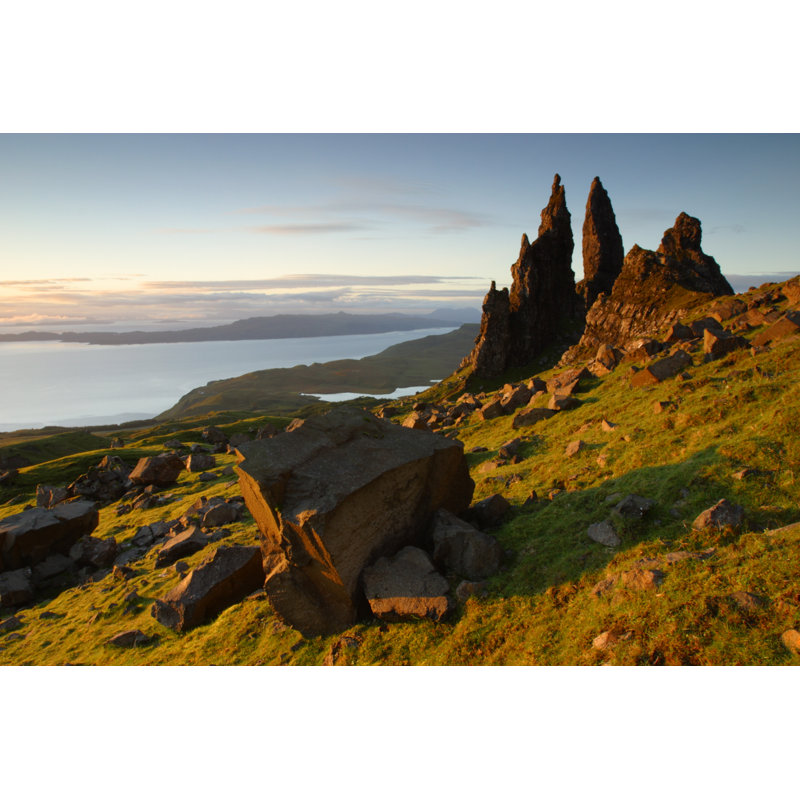 Old Man Of Storr by Wild-Places - Wrapped Canvas Print, 30cm H x 46cm W x 3.8cm D