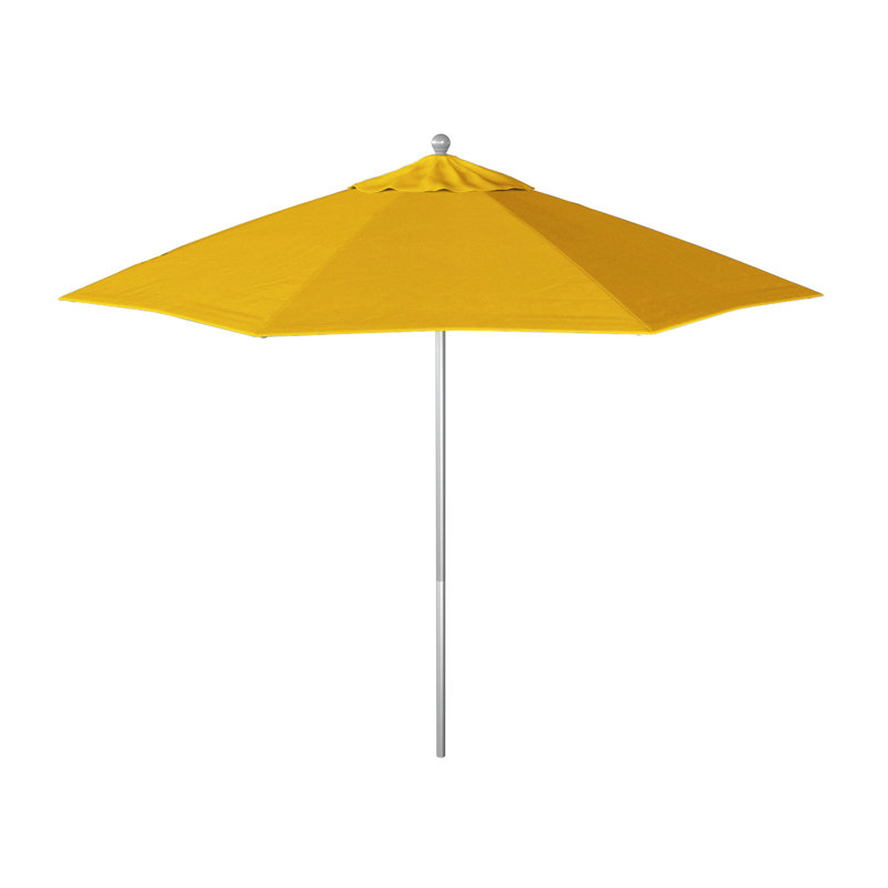 Parasol de marché 9 pi Aiyana, Toile jaune performance