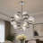Modern 11 - Light Bubble Glass Dimmable Sphere Chandelier