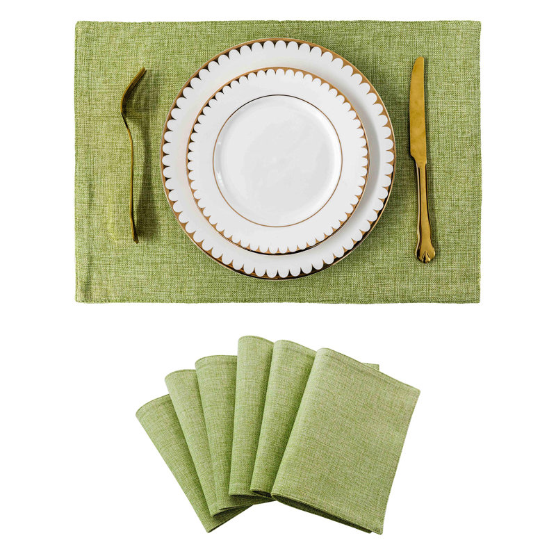 Polyester Placemat, Grass Green