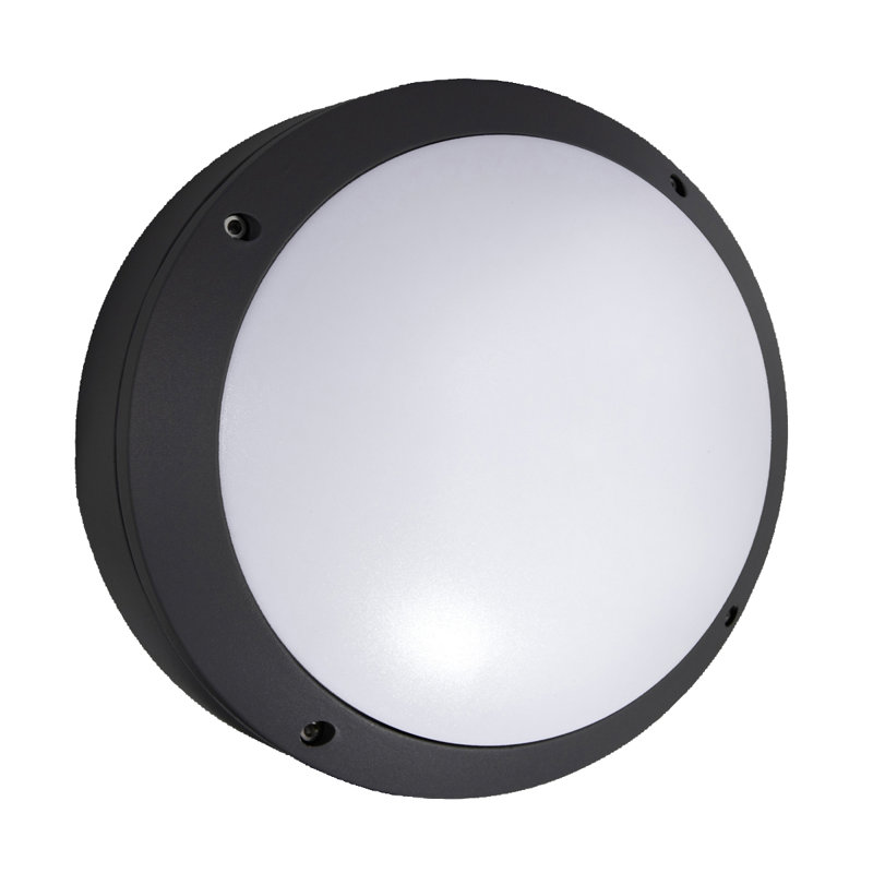 Wall Light, Frosted, Black
