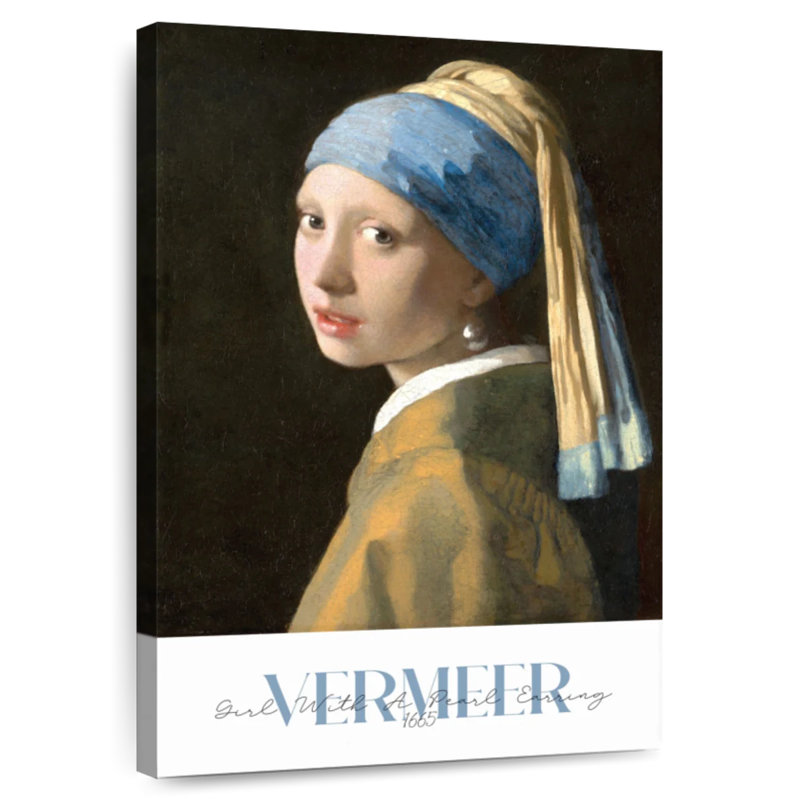 «Girl With Pearl Pearl», exposition de Vermeer, H 51 po x l 34 po