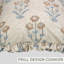 Coussin décoratif en lin à double face à motif de volants fabriqué à la main Fab Divine pour canapé et lit - Amitabh-121183188