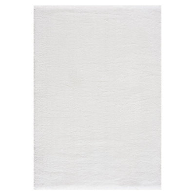 Letts Ecru Shag Cream Area Rug