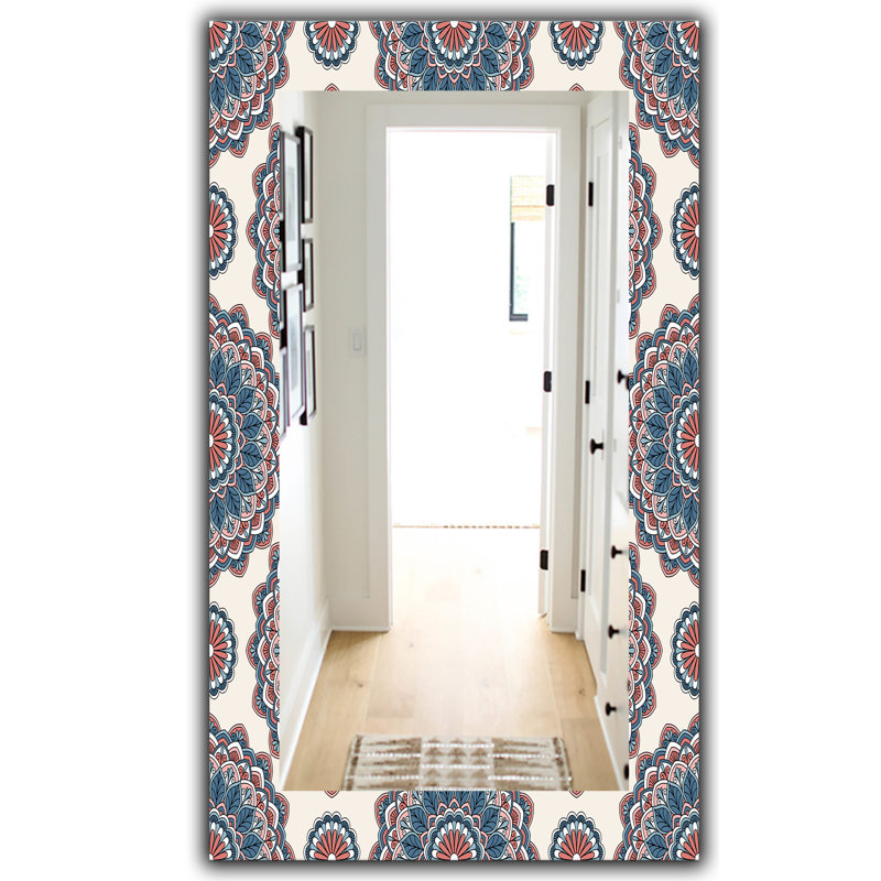 Oriental Mirror, 39.4" H x 29.5" W