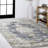 Gabryszek Bohemian Distressed Chenille Machine-Washable Dark Gray/Yellow Rug-215179719