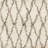 Casablanca Hand Tufted Nz Wool/Cotton Geometric Rug in Ivory/Gray-20110850