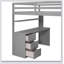 Loft Bed With Drawers,Desk,And Wardrobe-1424634753