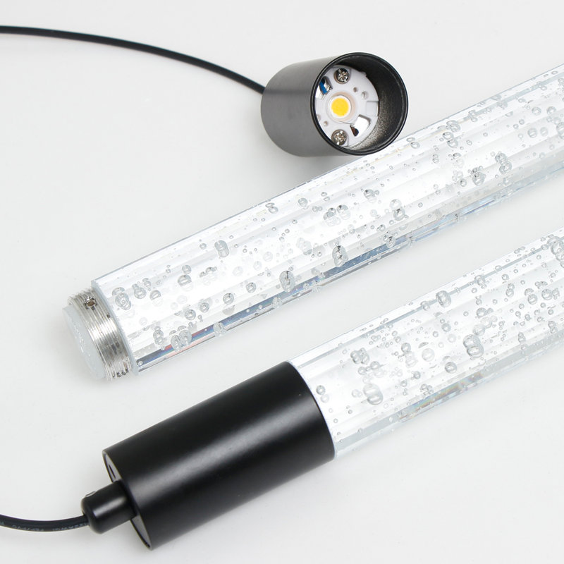 Luminaire suspendu en cristal Eliandra, Noir, 12 Lights