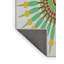 Laine tissée à la main et polyester jaune/vert/gris Tapis décoratif-364762742