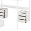 Lit mezzanine double avec deux tiroirs-1028209219