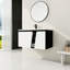 Meuble-lavabo flottant mural avec lavabo simple