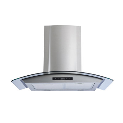  30" 600 CFM Convertible Wall Mount Range Hood in Stainless Steel