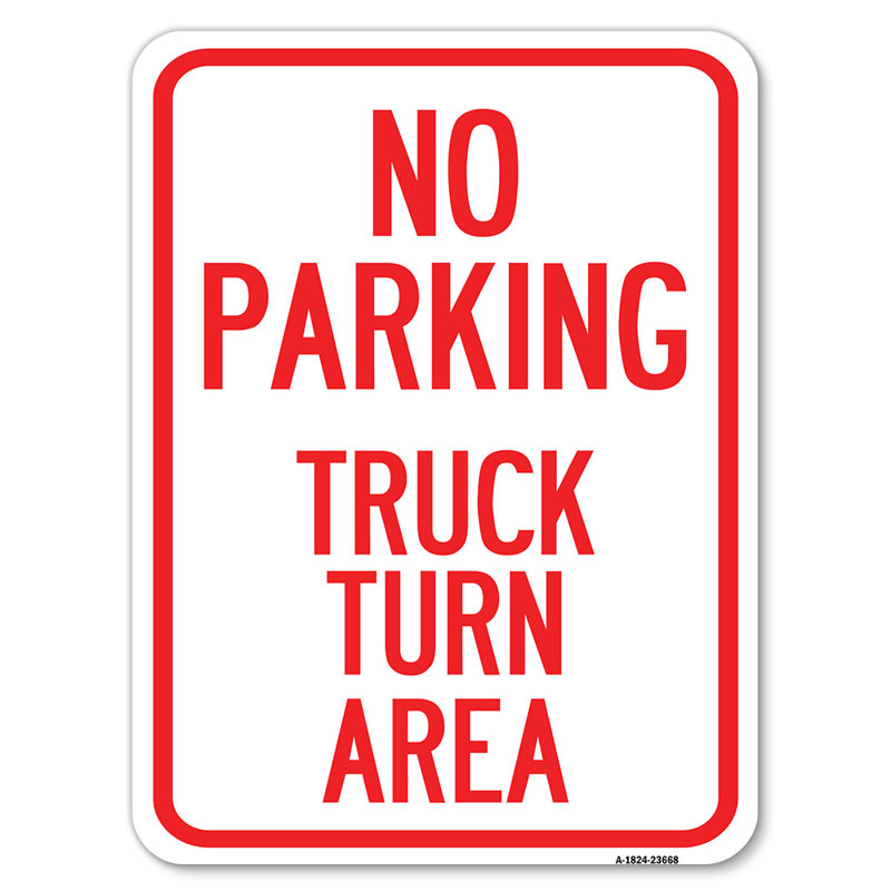 Panneau «No Parking No Parking» - 23668, H 24 po x l 18 po x p 1 po