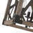4-light Wood Frame Rectangle Pendant