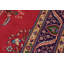 Tapis rouge rétro en laine noué à la main Tabriz Ricky - 9 pi 10 po x 13 pi 1 po