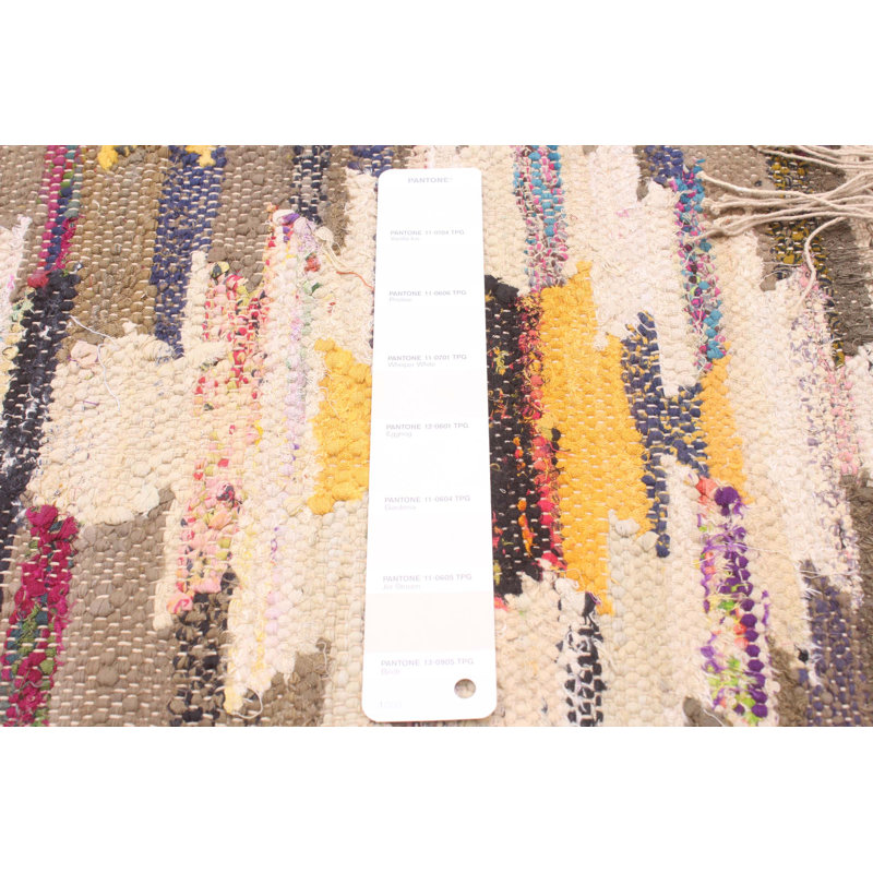 Couleur couleur crème, kilim olive, Rectangle 4 pi x 6 pi
