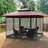 Pop Up Gazebo, Outdoor Instant Canopy Tent W/4 Netting Sidewall & Auto Extending Eave, Patio Gazebos Shelter W/Mesh Wall, Center Lock, Wheeled Bag For Garden, Yard, Party, Deck-108934226-108934225