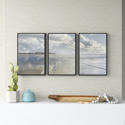 Infinity Beach, reproduction sur toile 3 pièces
